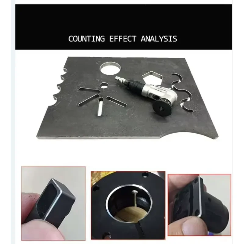 Designed for Professional Metalworkers and DIY Enthusiasts, This Mini Air Chamfer Tool Delivers Precise 45-degree Beveling