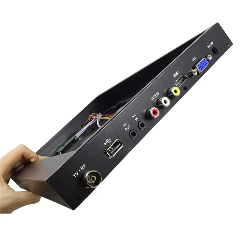 

ABJF-14-дюймовый экран DIY Дисплей Металлический корпус-совместимый VGA AV TV ЖК-драйвер Плата привода Металлическая коробка