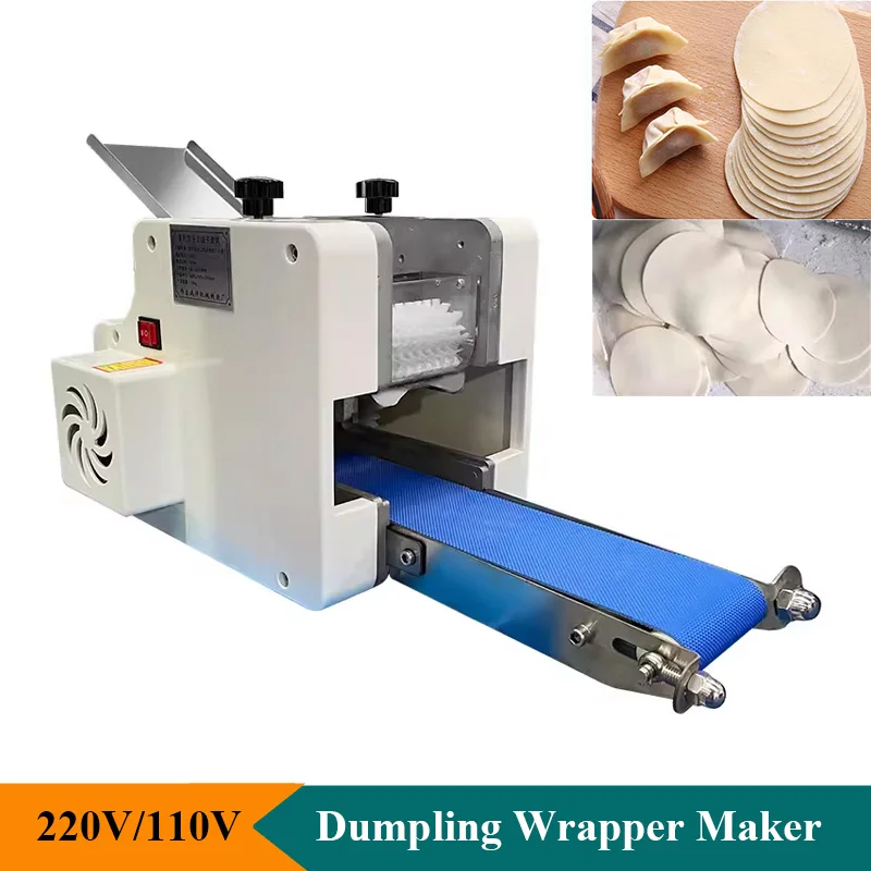 Electric Dumpling Wrapper Machine Commercial Automatic Pressure Wonton Dumpling Skin Making Machine Tabletop