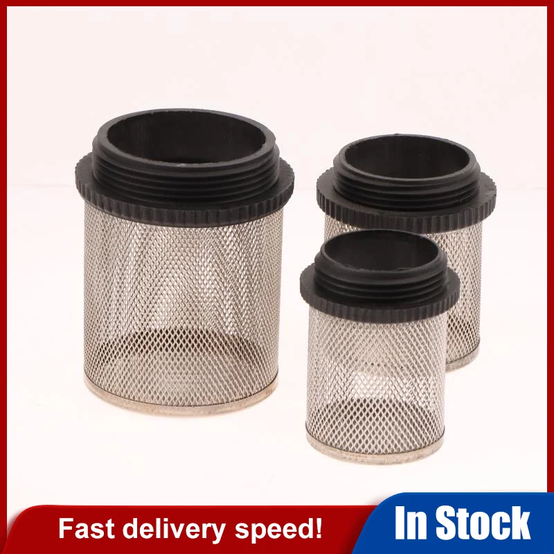 304 Edelstahl 1/2'' ~ 2'' Aquarium Wasserpumpe Filter Bildschirm Garten Bewässerung Pumpe Wasser Rohr Filter