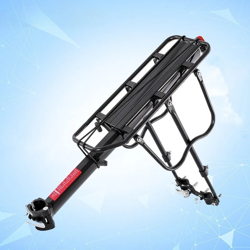 

Mountain Bike Rear Rack Person-carrying Capacity Sturdy Durable Stable Adjustable Bicycle Luggage Carrier Bicycle Accessories