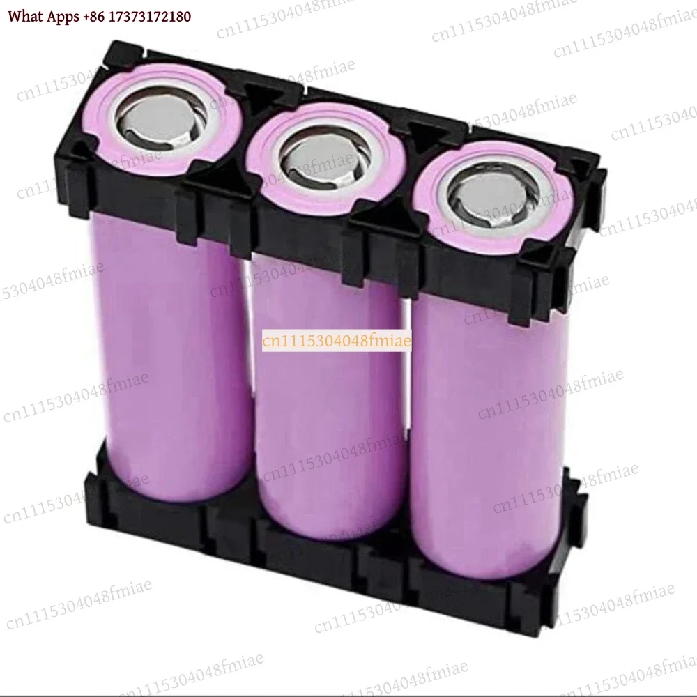 ko3 50PCS 21700 Lithium Cell Spacer Triple Battery Holder Bracket 21.7mm for DIY Pack