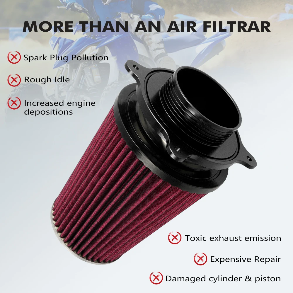 For YAMAHA Air Filter Intake Kit RAPTOR 700 700R 700R SPECIAL EDITION 700 SPECIAL EDITION SPECIAL EDITION II 2007 ATV Parts