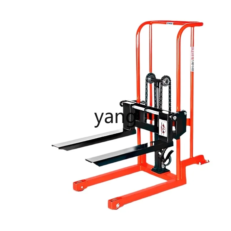 

LH Mini Forklift Manual Hydraulic Stacking Light Small Lifting Handling Truck
