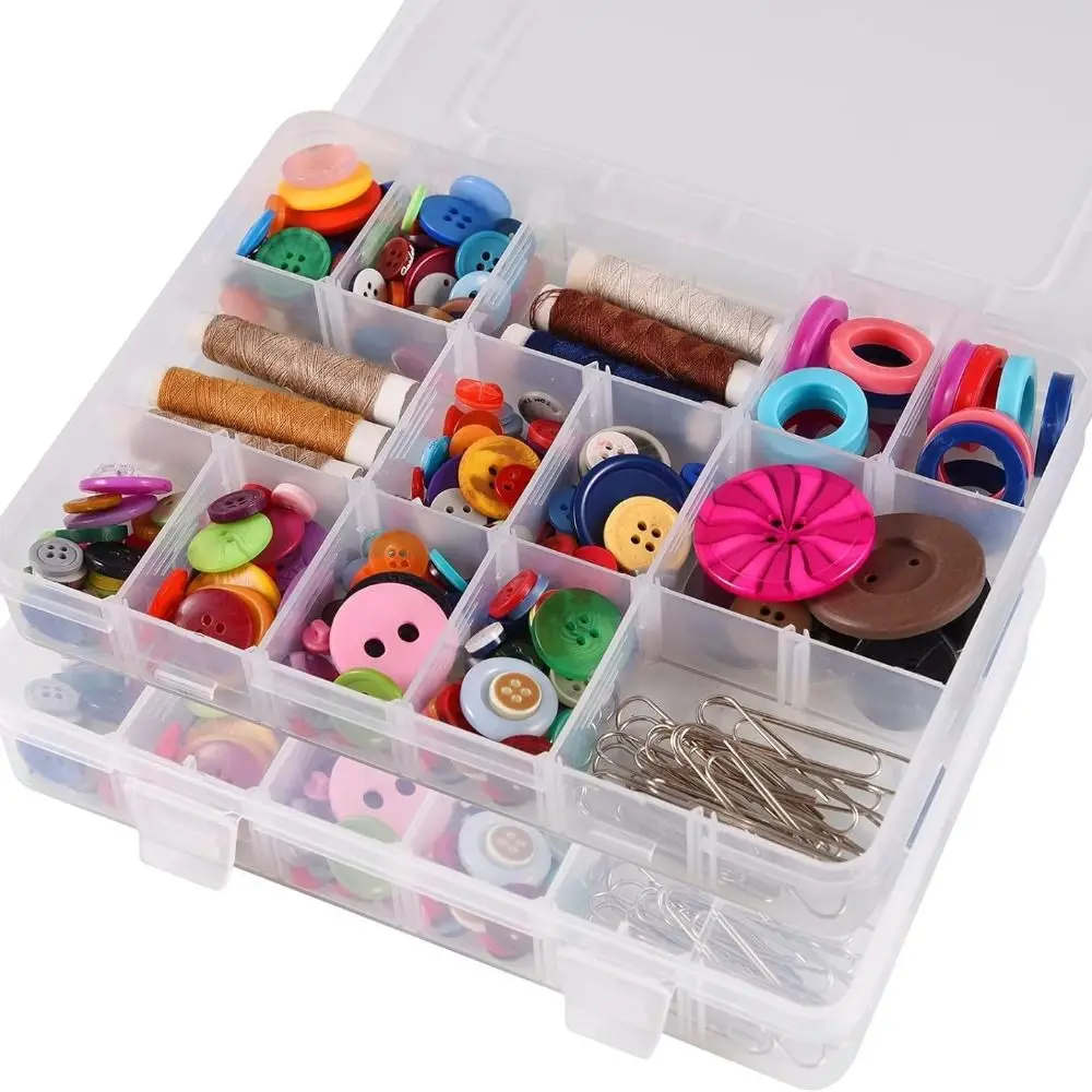 Kids Snack Box with 18 Removable Grids Compartments Snackle Trays for Travel