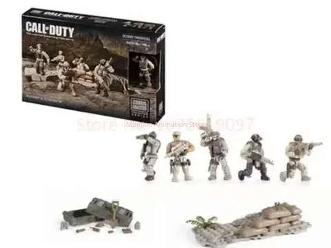 I lager Original Mega Construx Call of Duty Klossbyggleksak Mini Armé Actionfigur Serie Pojkar Leksakspresent 10 best sales actionfigur call of duty - №4
