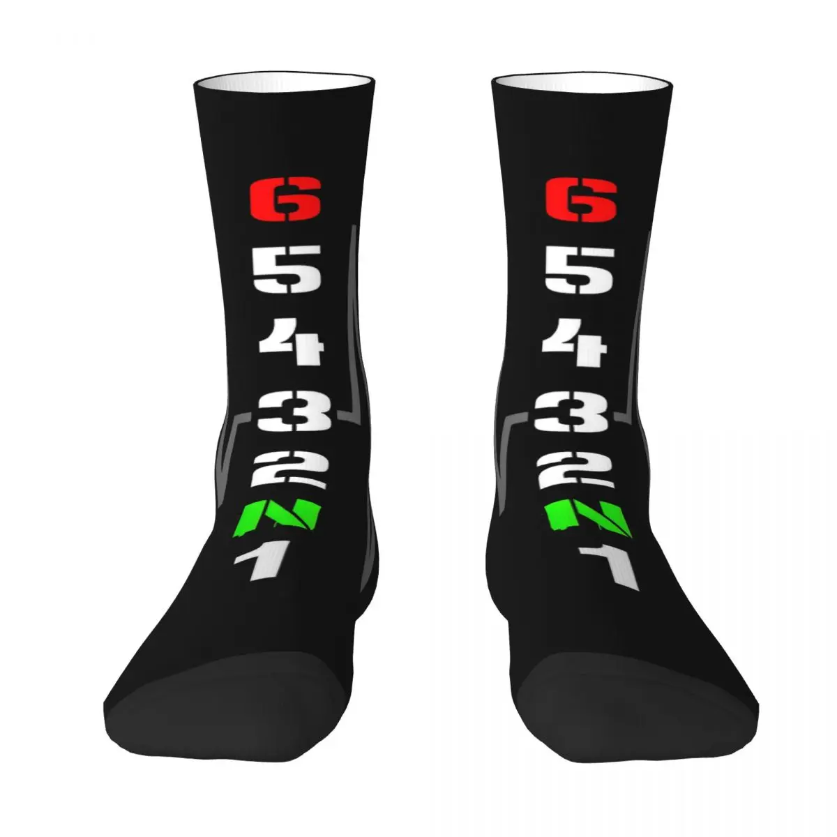 

1N23456 Motorcycle Gear Biker Socks Men Women Casual Motorbike Socks Hip Hop Spring Summer Autumn Winter Socks Gifts