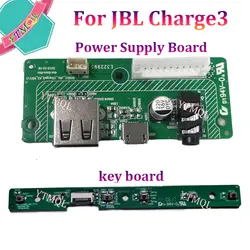 1PCS Original For JBL charge3 GG TL Bluetooth Speaker Micro USB Charge Port  key board USB 2.0 Audio Jack Power Supply Board