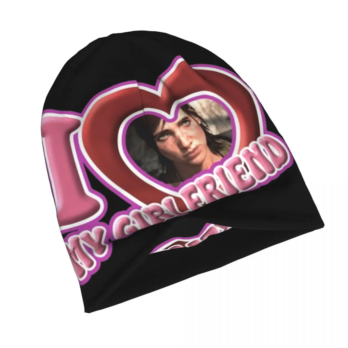 I Love My Girlfriend Ellie Williams The Last Of Us Bonnet Hat Autumn Winter Ski Skullies Beanies Hat Knitting Hats Warm Caps