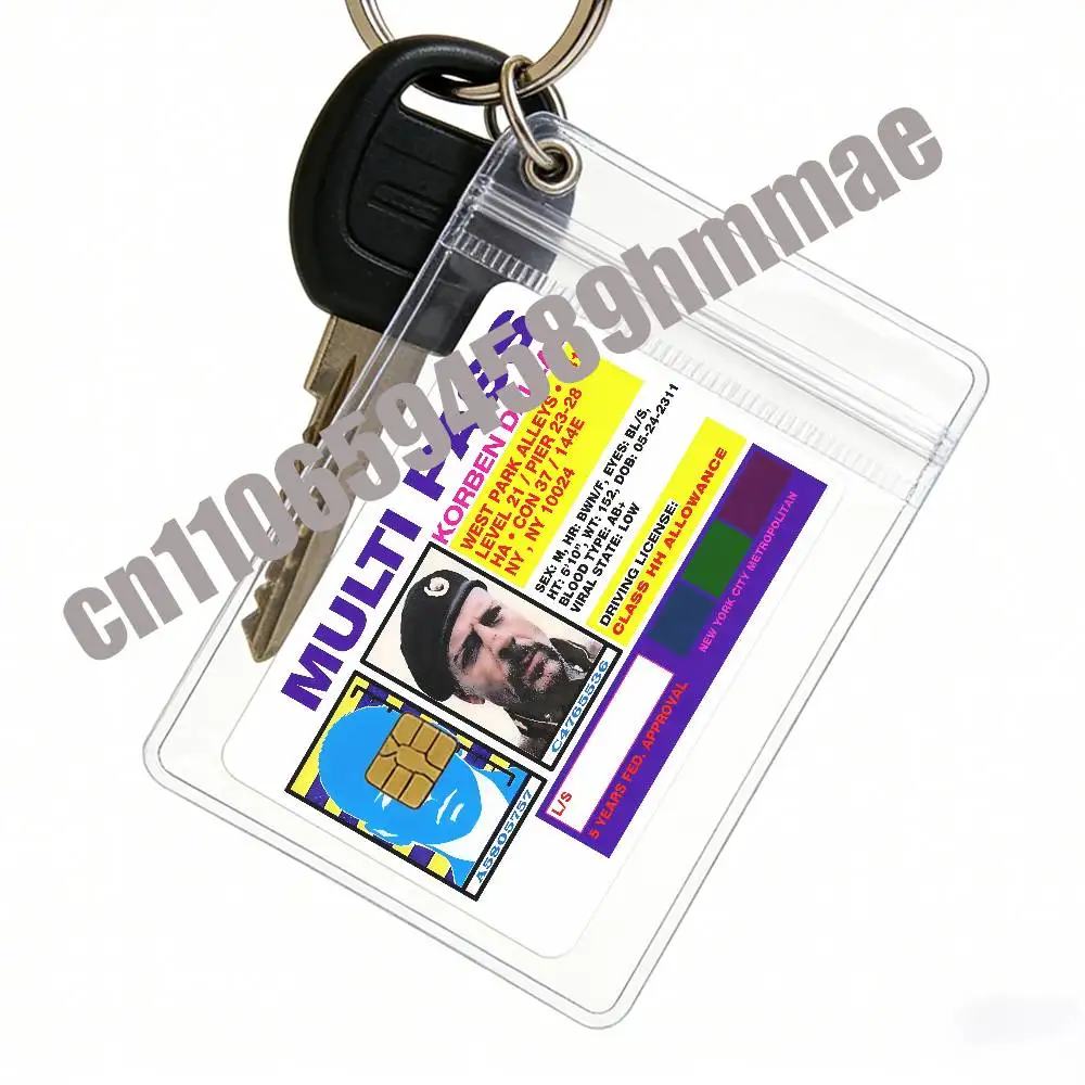 For Leeloo Dallas Multipass Korben Sticker Paper Skin ID Bank Credit Film Self-adhesive Card Cover