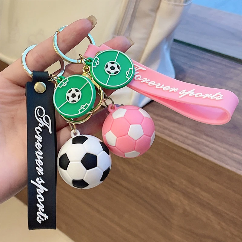 1PC lover's Day Gifts Hot Mini Football ciondolo portachiavi portachiavi portachiavi Ring Finder accessori fai da te