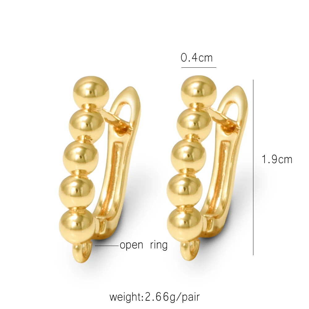 YANASI NEW Earring Hooks Fixtures Accessories for DIY Woman Handmade Jewelry Making Supplies Lead Free Nickel Free Earwires