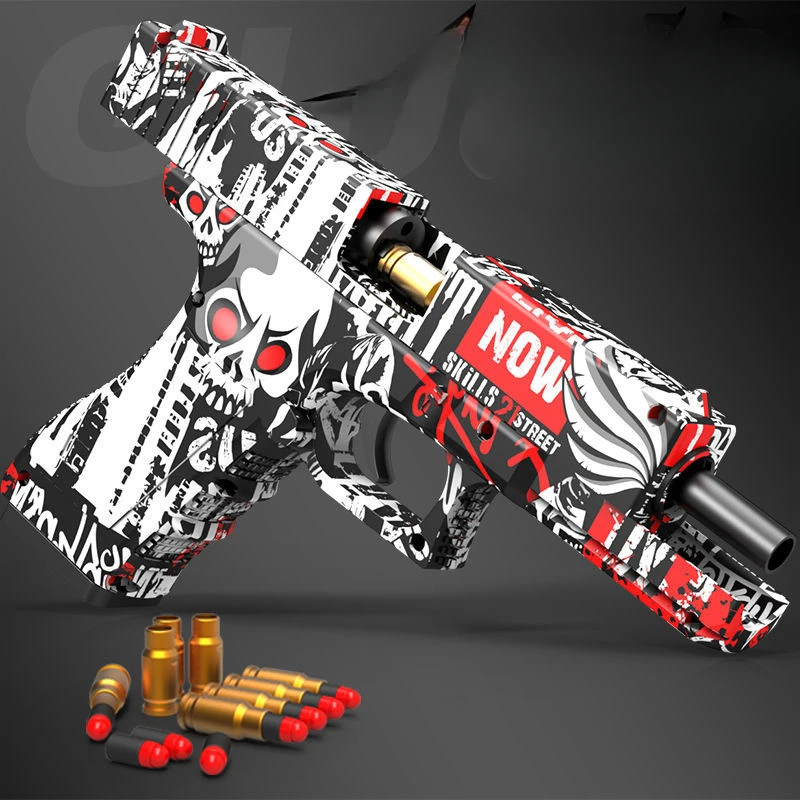 New G17 Desert Eagle Shell Ejecting Soft Bullet Toy Gun Colt 1911 Toy Pistol EVA Bullet Outdoor Fun Children's Toys