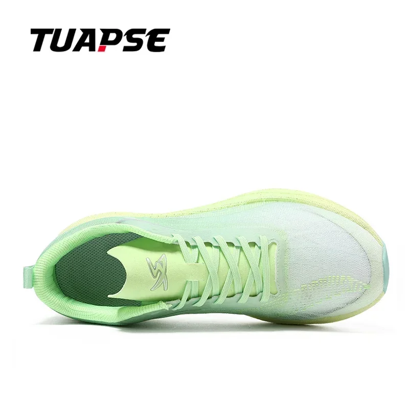 TUAPSE Couples Sport Shoes Men Women 2025 New Full Length Professional Marathon Carbon Board Soft Bottom Racing Running Shoes