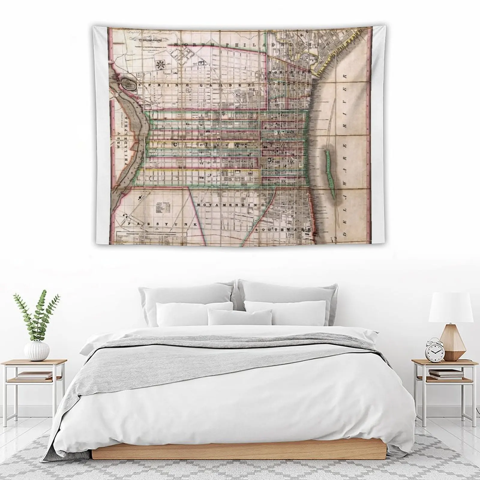 

Philadelphia - Pennsylvania - United States - 1830 Tapestry Aesthetic Room Decorations Room Decorating Aesthetic Tapestry