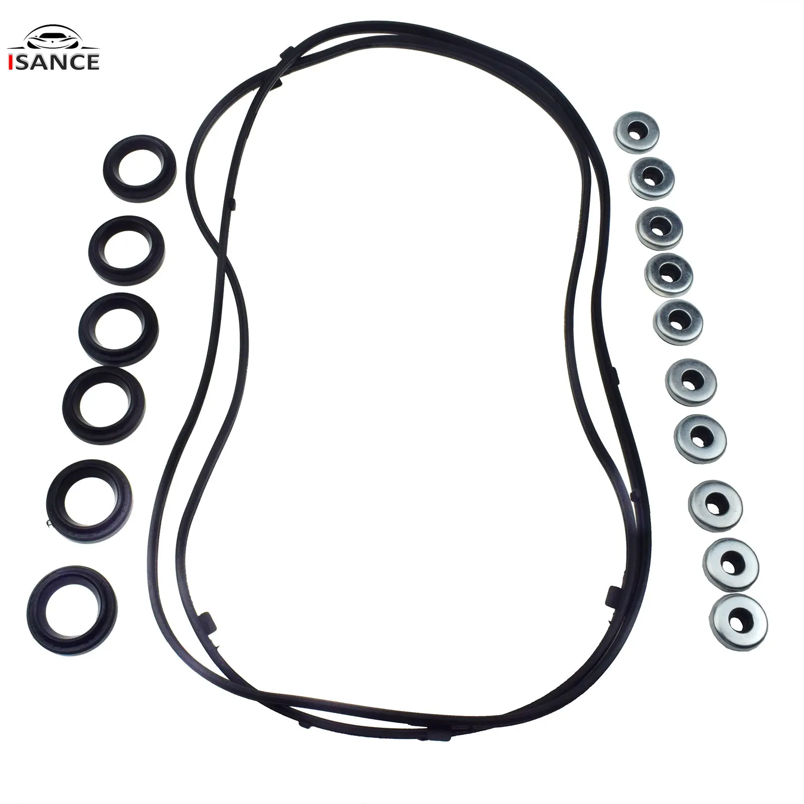 Valve Cover Gasket Set for 2005-2009 HONDA ODYSSEY ACCORD 3.0L ACURA MDX RL TL PILOT EX LX SATURN 3.5L V6 SOHC 90442P8AA00