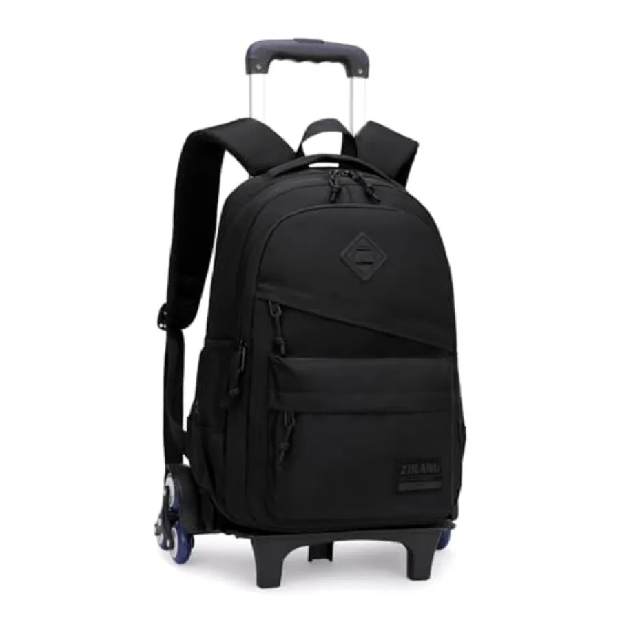 

Rolling Backpack for Boys Girls School BookBag with Wheels Luggage Trolley Back Pack on Wheels Elementary Travel Bag