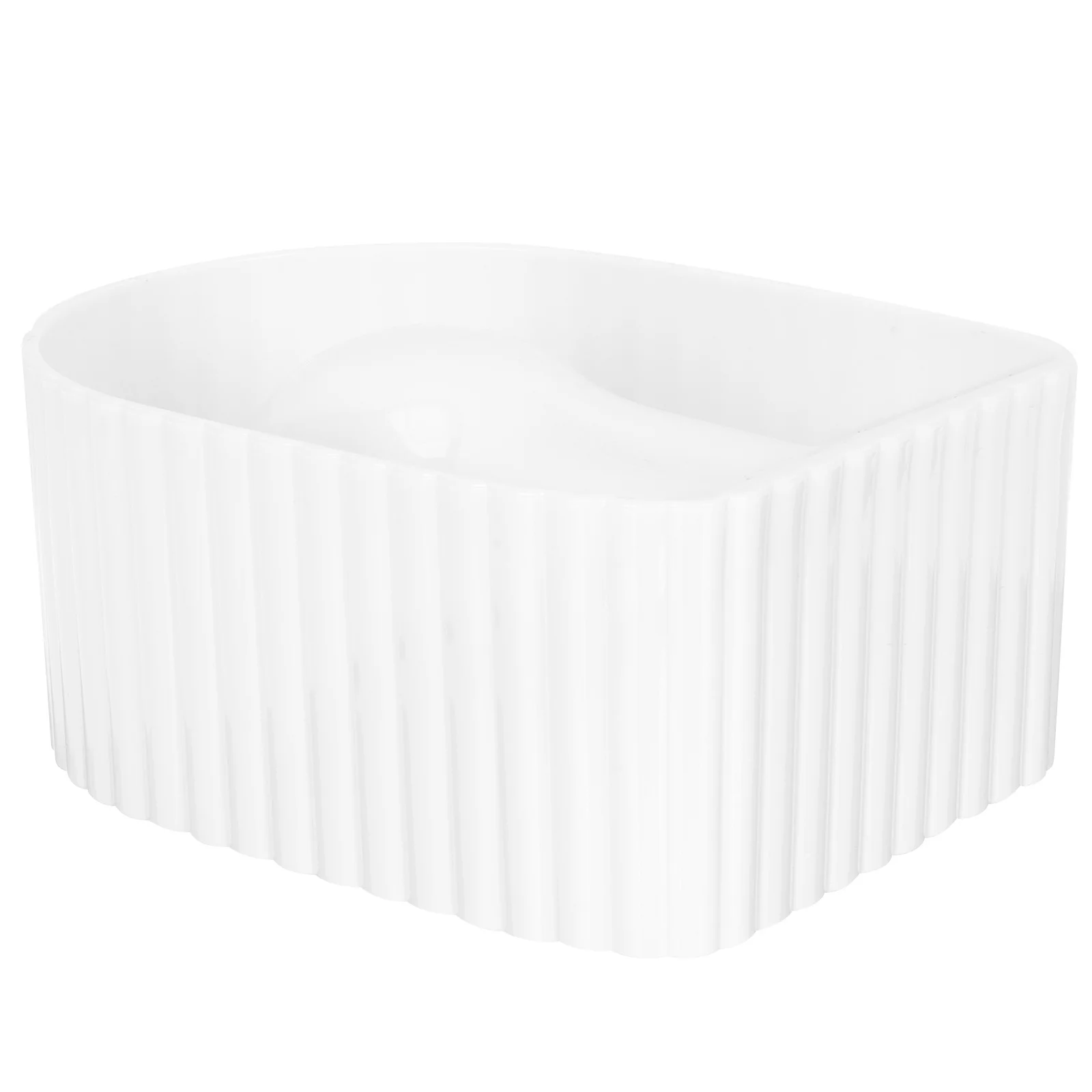 Cuenco para remojar uñas, cuenco acrílico para manicura, removedor de esmalte de Gel, herramienta artística para uñas en el salón, cuencos para remojar a mano