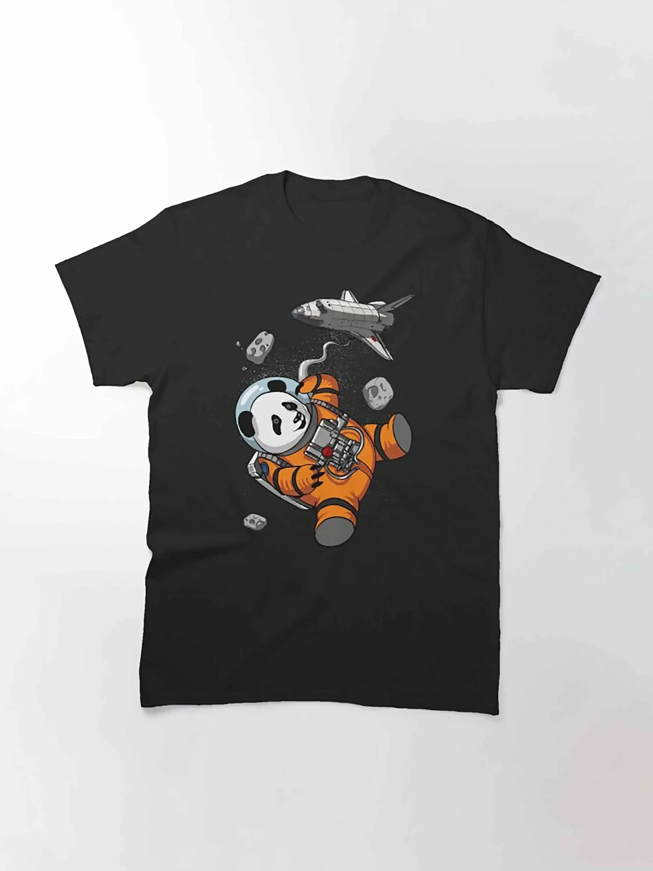 Space Panda Astronaut Discover The Universe Funny T shirt