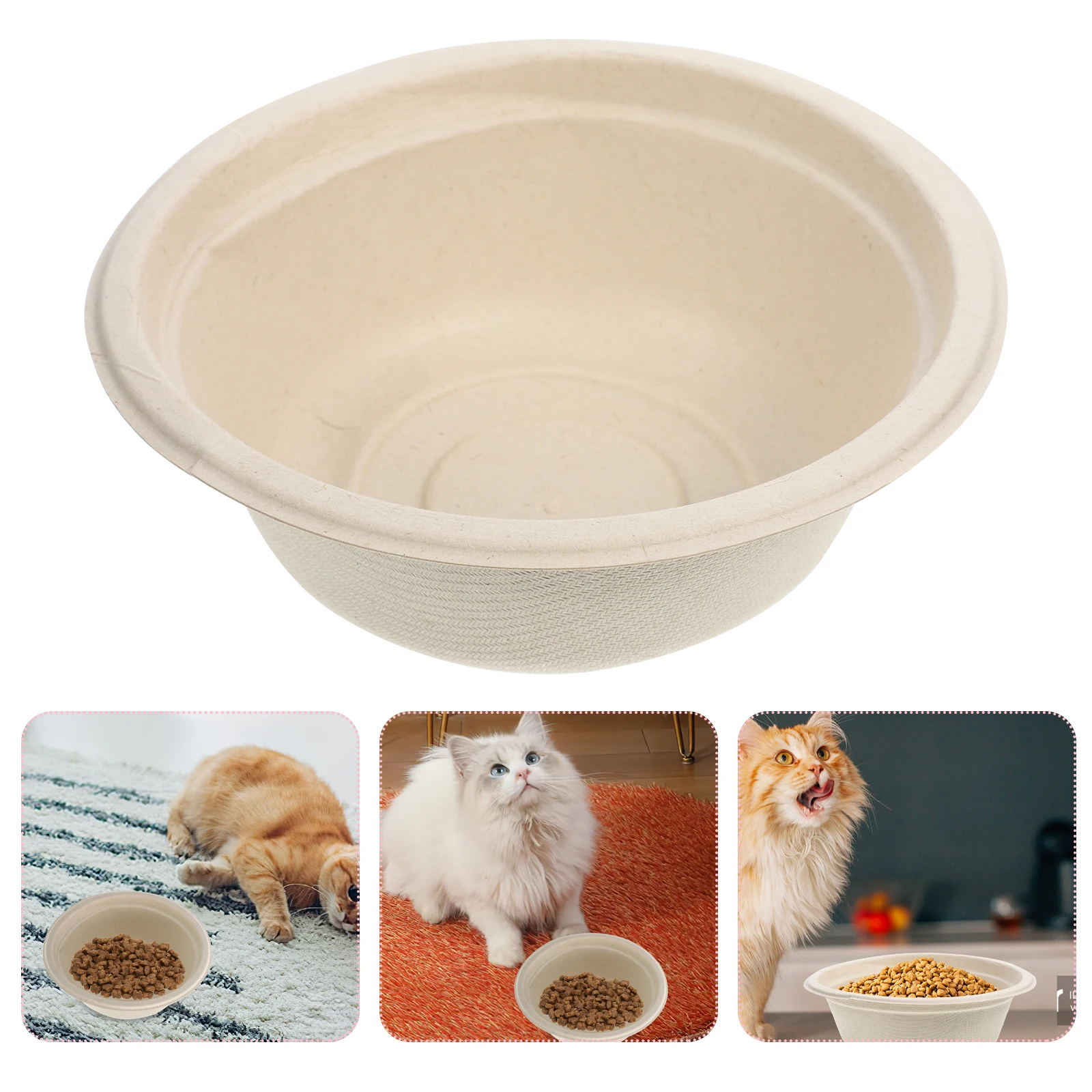 

Disposable Cat Bowl Small Feeding Water Bowl For Cats Dogs Multi-Function Pet Accessories Convenient Dog Food Container Pet