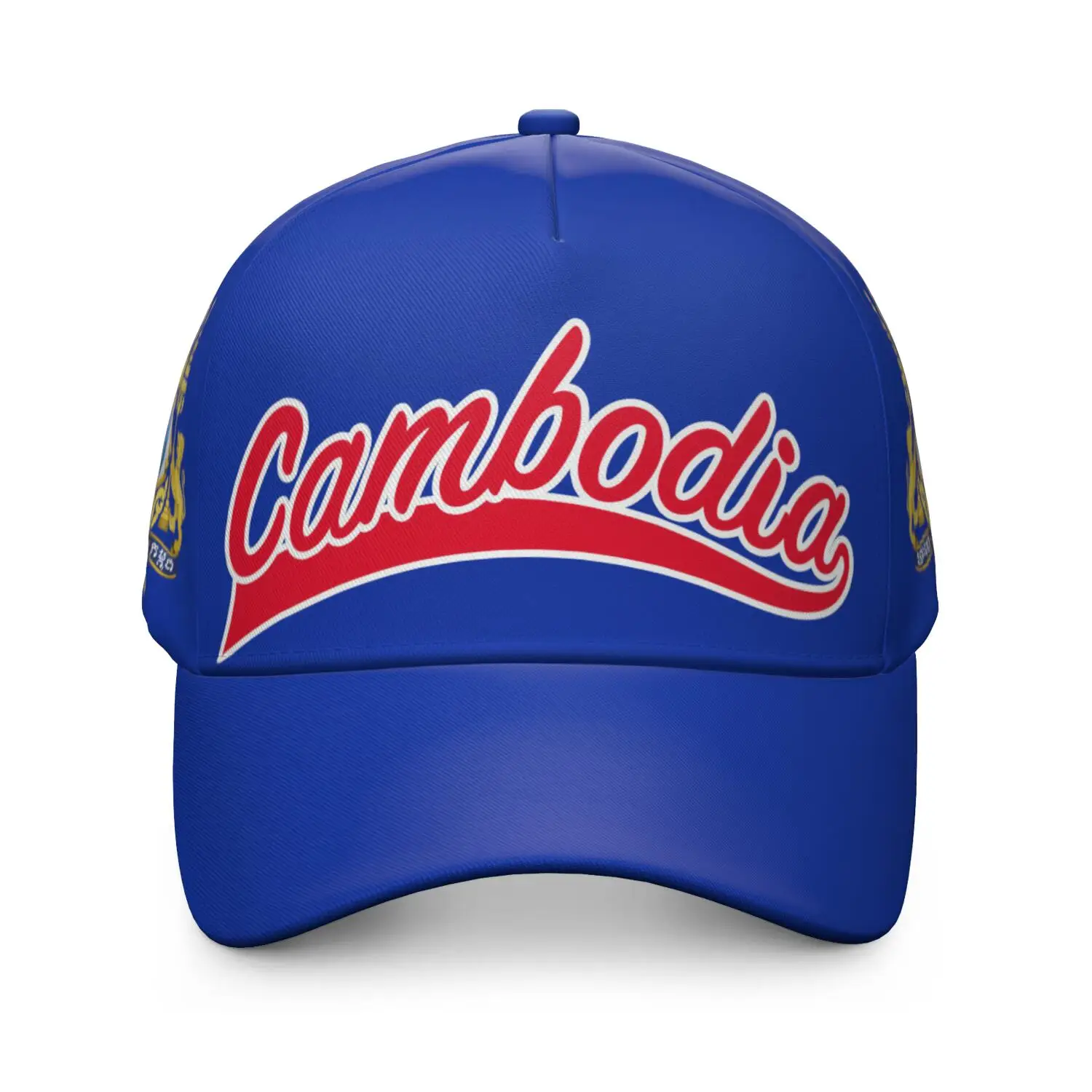Cambodia Baseball Cap Custom Name Number Team Logo Kh Hats Khm Country Travel Khmer Cambodian Kingdom Nation Flag Photo Headgear view 5