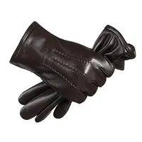 GOLOVEJOY DP21 Autumn and Winter Leather Thicken Fleece Windproof Waterproof Touch Screen Driving Motorcycle Outdoor Gloves