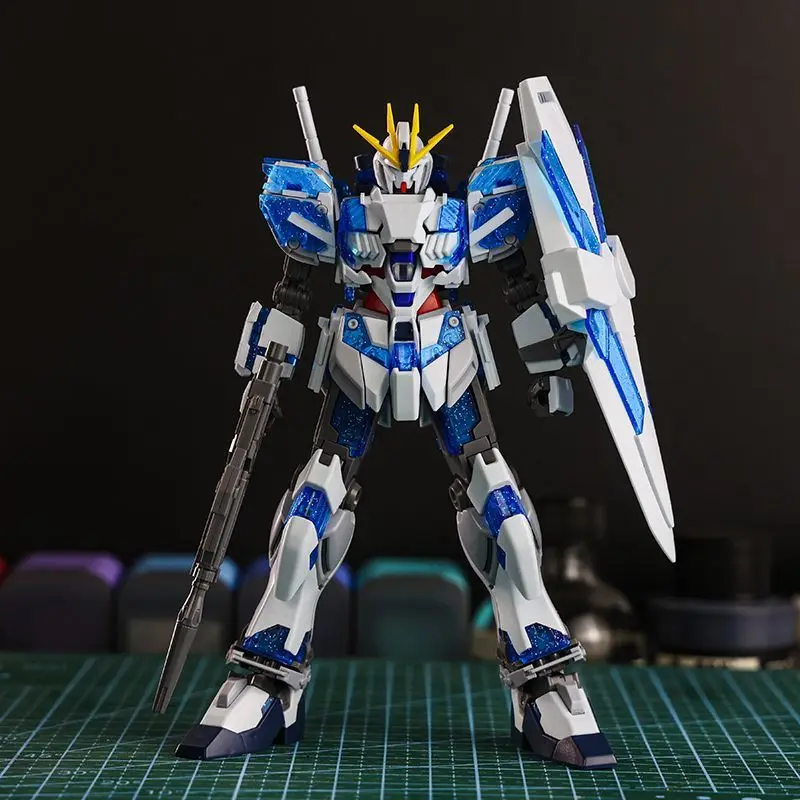 XINGJU 1/144 HG RX-9/C سرد C-حزم اللون الأزرق الجمعية عمل نموذج لجسم عدة لعبة لهواة الجمع والهدايا