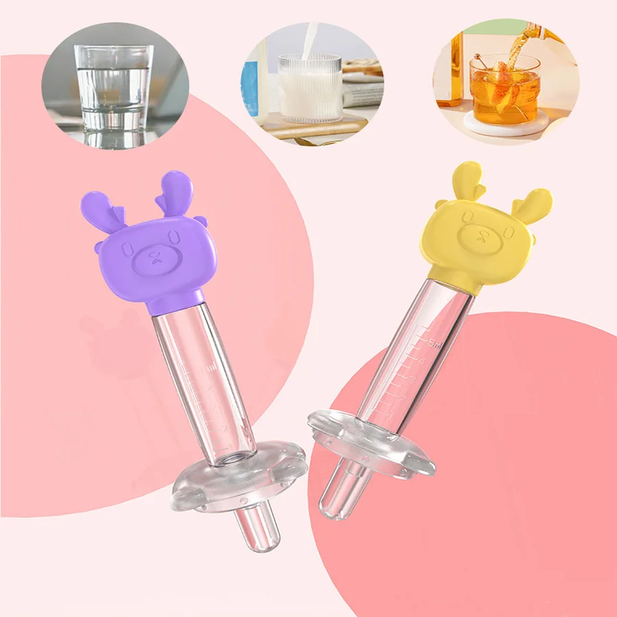 Dropper feeder baby syringe pacifier type