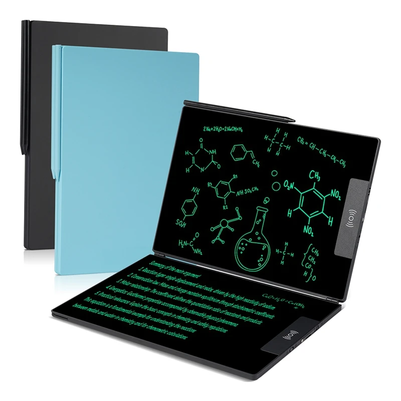 Super Sale 14.3-Inch Folding LCD Handwriting Writing Tablet with Split Screen Erasable Electronic Drawing Board and Note Book