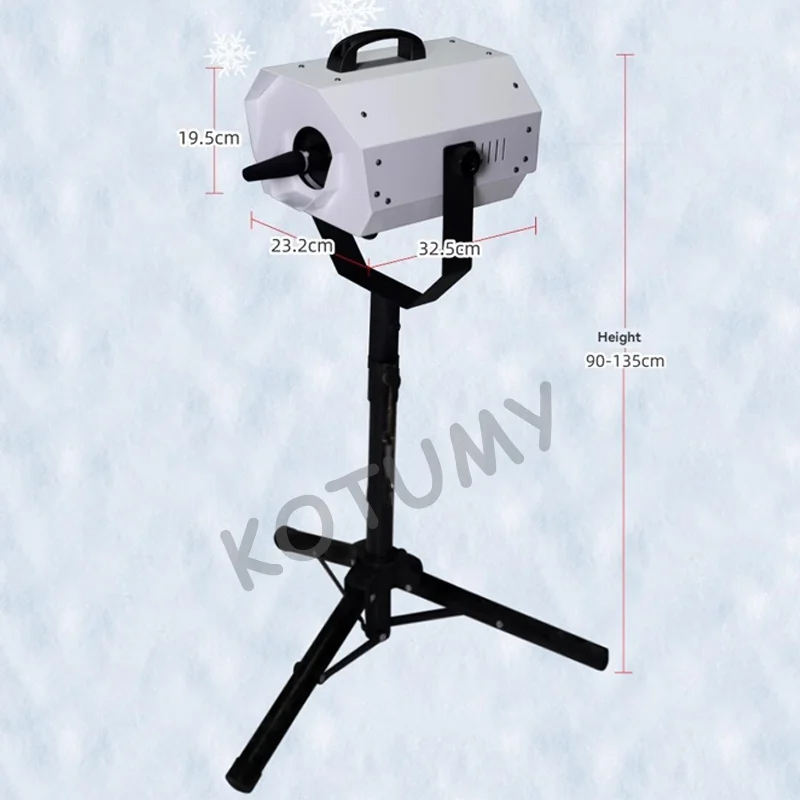 Vertical Snow Making Machine for Wedding DJ Club Theater Christmas Stage Dance Event Outdoor Party