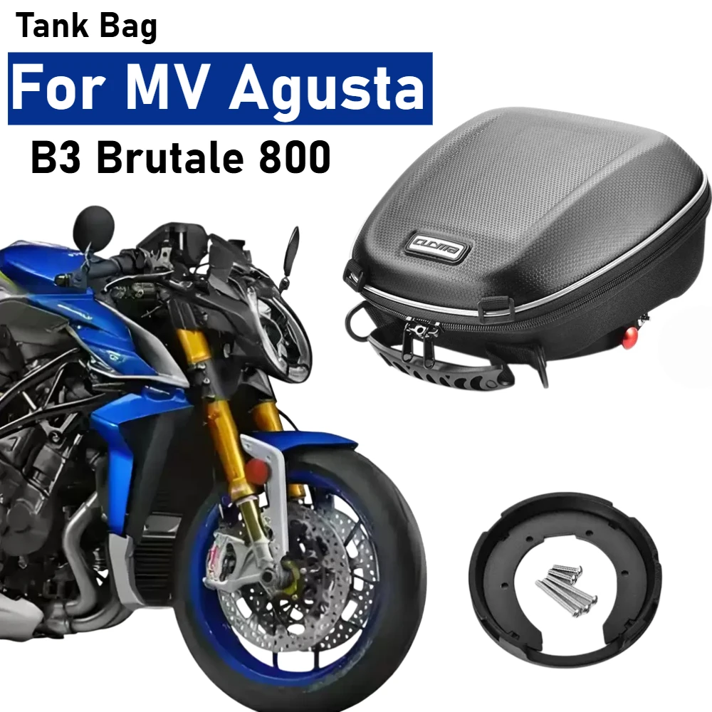 Tank Bag For MV Agusta F3 675 Rivale Dragster Turismo Veloce 800 B3 Brutale Rosso RR RC SCS Luggage Backpack Top Case Quick Lock