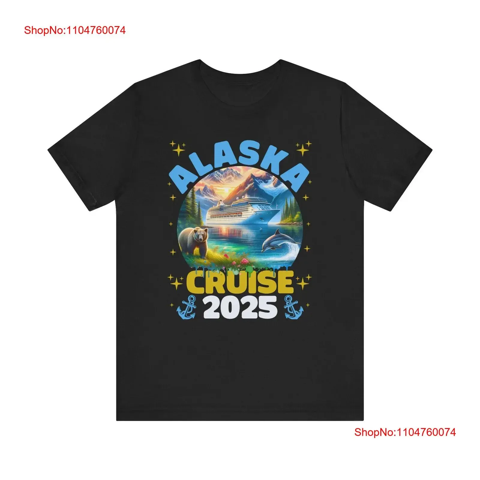 Alaska Cruise 2025 camiseta viaje de aventura Top turismo recuerdo vintage lavado homme Unisex ligeramente transpirable cómodo