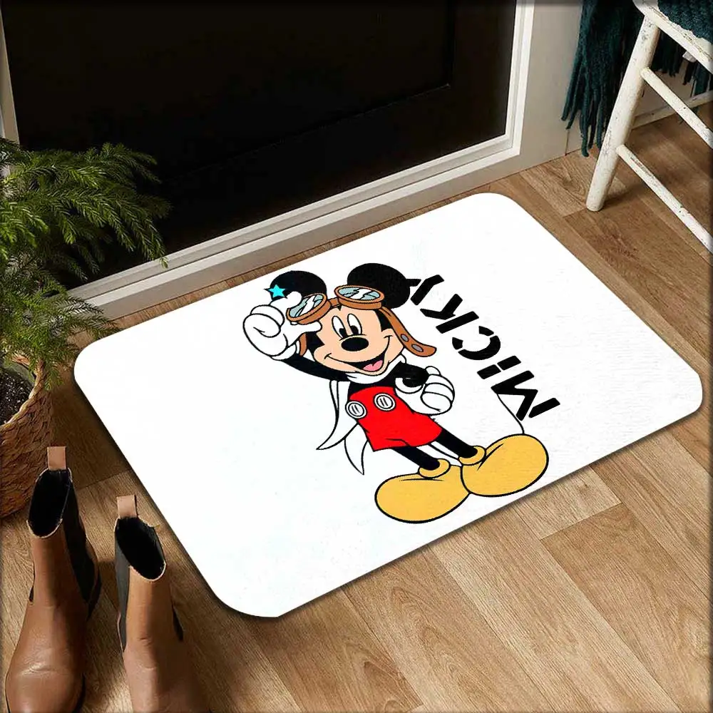 Alfombras de baño con dicjos de ratón Kawaii، alfombra para puerta delantera، alfombra para baño، pasillo، سالا ديستار، ديسمبر #3