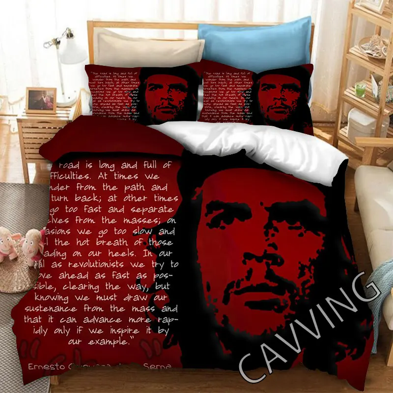 Che Guevara 3d Printed Bedding Set Duvet Covers & Pillow Cases Comforter Quilt Cover (US/EU/AU Sizes)  H01