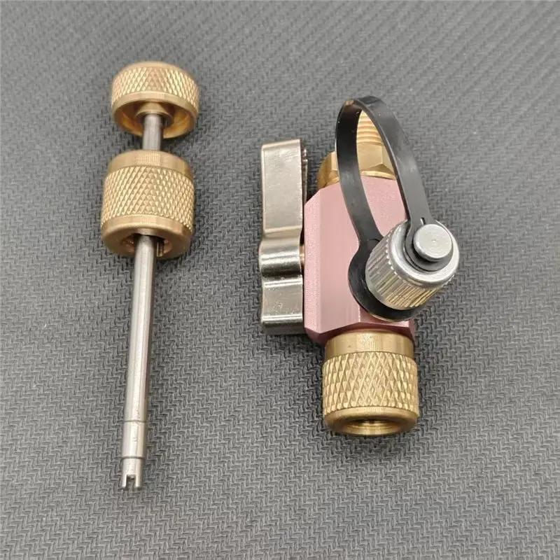 A50Q-HVAC Valve Core Removal Tool With 12 Cores 1/4