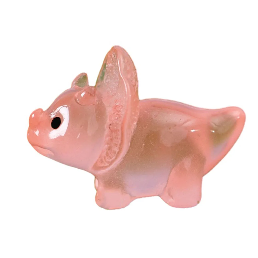 Mixed Colors Glow-in-the-dark Dinosaur Decoration Accessories Resin Crafts Small Ornaments Home Decor Figurines Miniatures