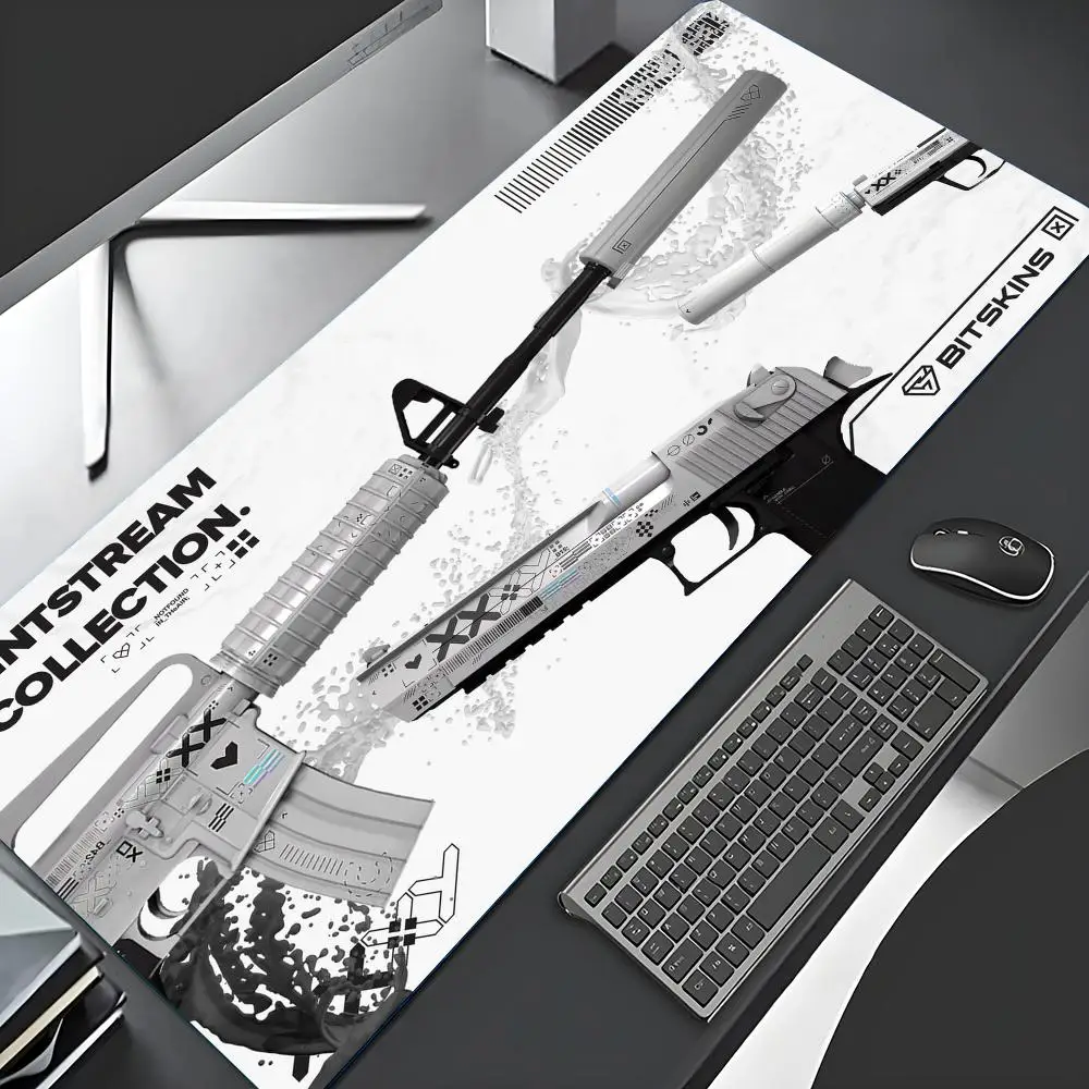 Large Gamer Mouse Pad CSGO Mousepad XXL Mouse Mat Natural Rubber Carpet Company Accessories Desk Mat Big Keyboard Pads