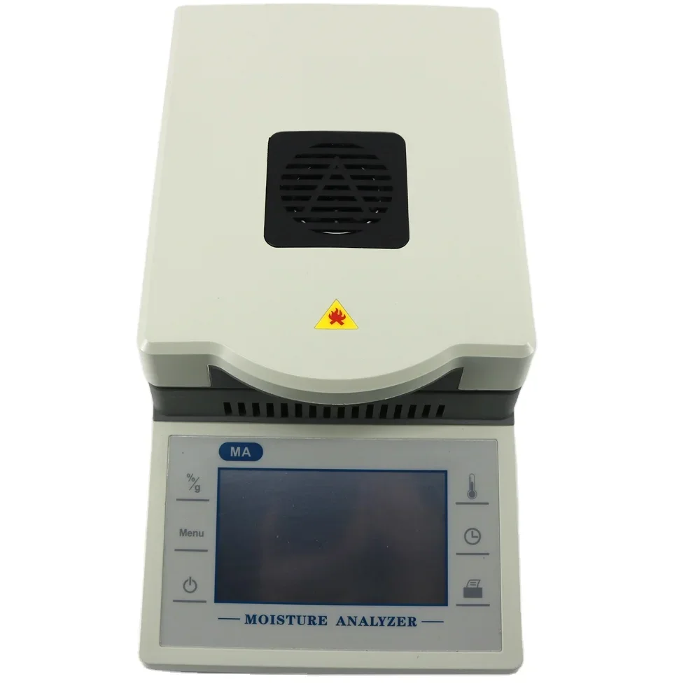 

MA-50-10 Grain Food Powder Digital Halogen Moisture Meter Touch Screen Display Water Content Analyzer