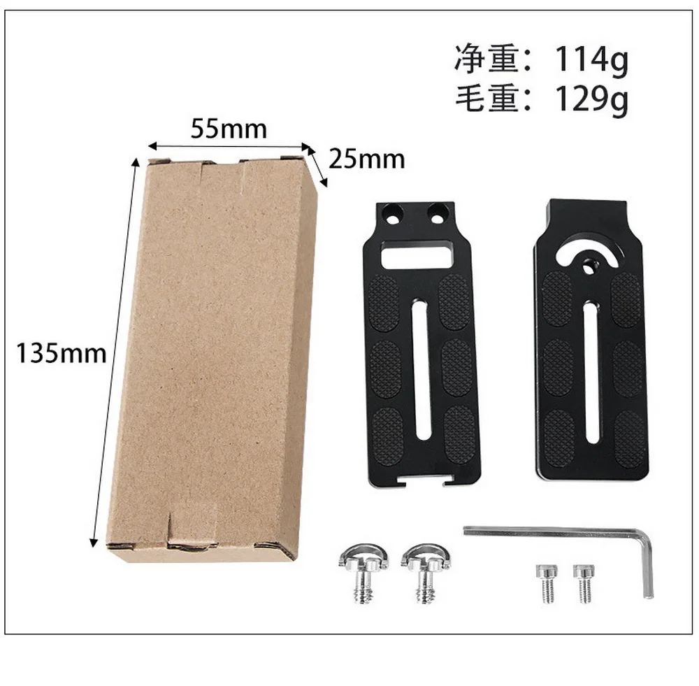 UKON-A L-shaped Bracket Quick-Release Plate CF-02 DSLR Camera Tripod Head Hot Shoe Vertical Shooting Photography Accessory