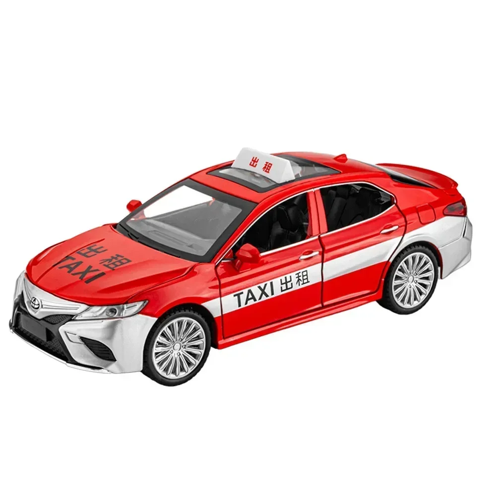 1:24 Camry Taxi Hohe Simulation Legierung Modell Auto Sound Licht Zurückziehen Kinder Spielzeug Geschenke Diecast Legierung Auto Modell Sammeln