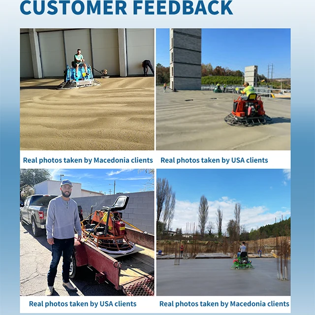 Gran oferta, máquina de paleta eléctrica para montar, pulido de hormigón, helicóptero de 1200mm para construcción de carreteras