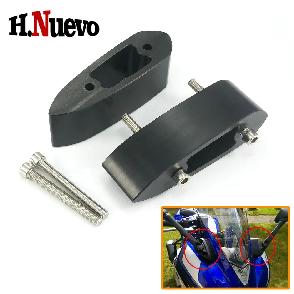 

Extenders Extension Adapter Kit for Yamaha YZF-R3 YZF-R25 2016 2017 Motorcycle Parts Mirror Riser for YZF R3 YZF R25 2014 2015