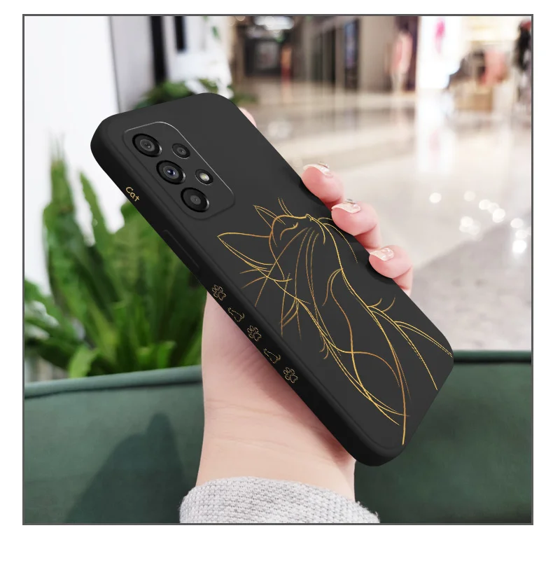 Stolze Katze Fall für Samsung Galaxy A56 A36 A26 A17 A16 A07 A06 A73 A53 A33 A23 A13 A72 A52 A32 A22 A12 A71 A51 A31 A21S 5G Abdeckung – Detail 10
