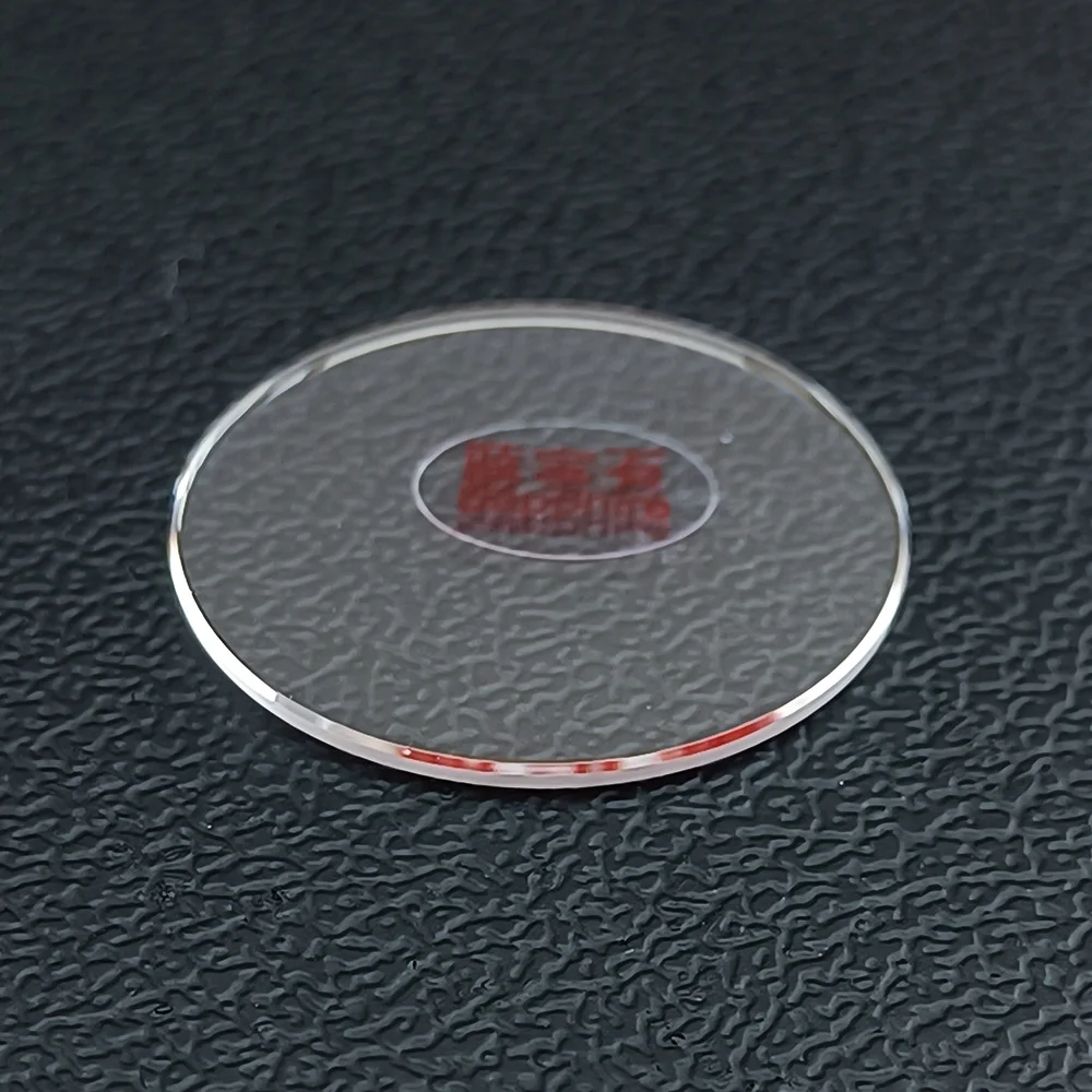 Flat Thick 1.0/1.2/1.5/2.0/2.5/3.0 mm , Diameter 26 - 40.5mm Flat Transparent Crystal Mineral Sapphire glass watch parts