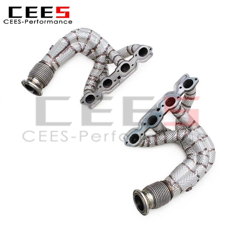 

CEES treet Race Car Header Manifold for Ferrari 458 4.5L 2011-2016 Stainless Steel Straight-through Pipe Exhaust System