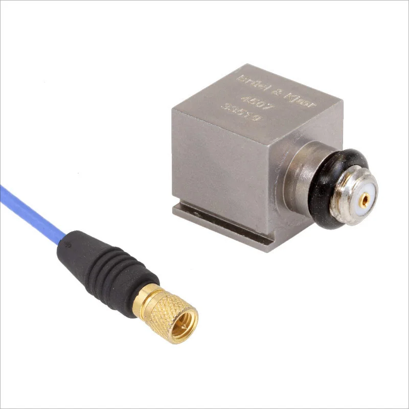 BNC To M5/L5 10-32UNF High Temperature And Low Noise Acceleration Sensor Vibration Test Cable