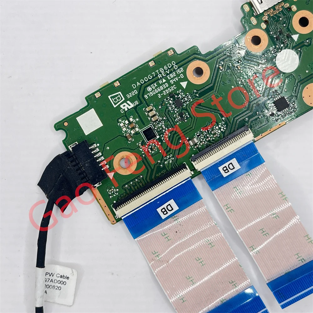 Original  FOR HP Chromebook x360 14B-CA 14B-CA0011NO TYPE-C IO Button Switch USB Board DA00G7TB6D0 100% Tested OK