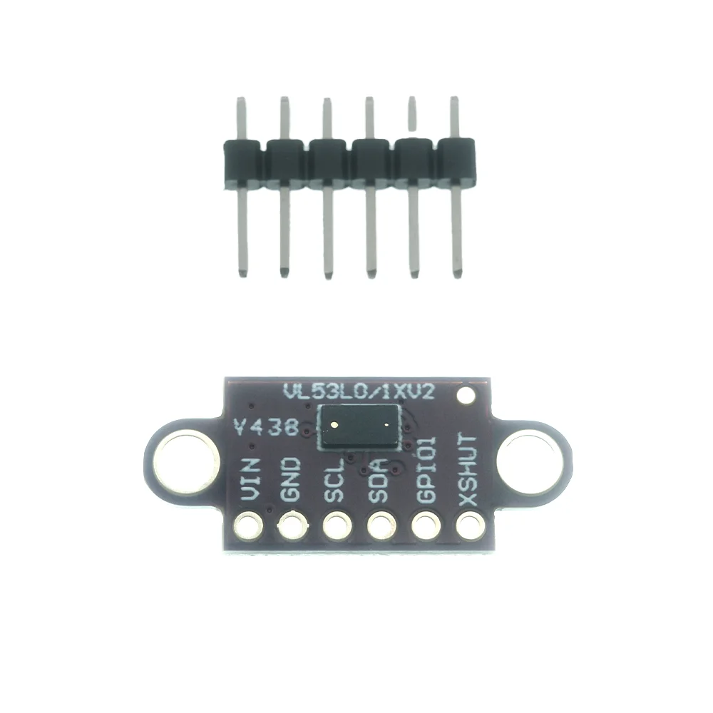 VL53L0X Time-of-Flight (ToF) Laser Ranging Sensor Breakout 940nm GY-530 GY-VL53L0XV2 Laser Distance Module I2C IIC