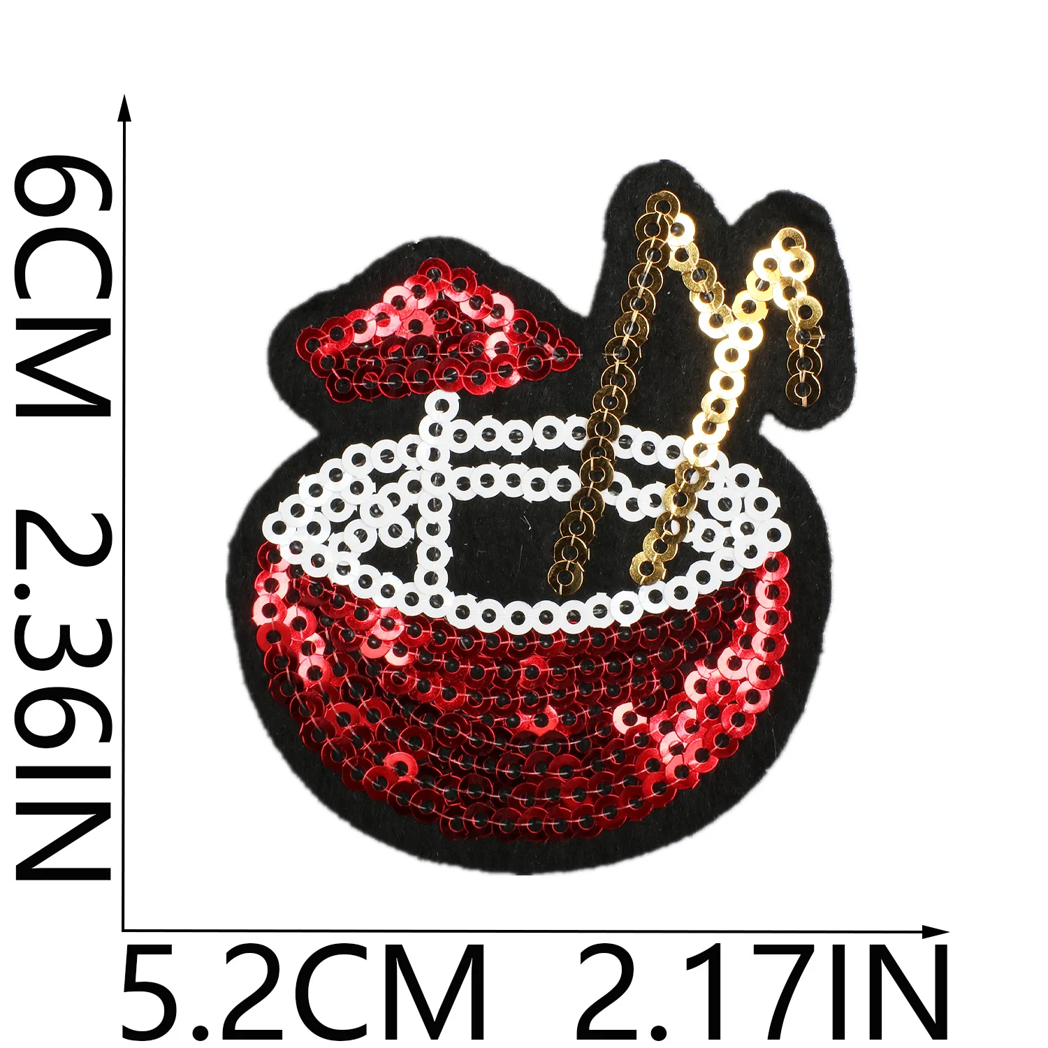 Cute Cartoon sequin Embroidered Patches For Clothing Thermoadhesive Butterfly Patches Iron on Patches DIY Jackets Sew Stickers