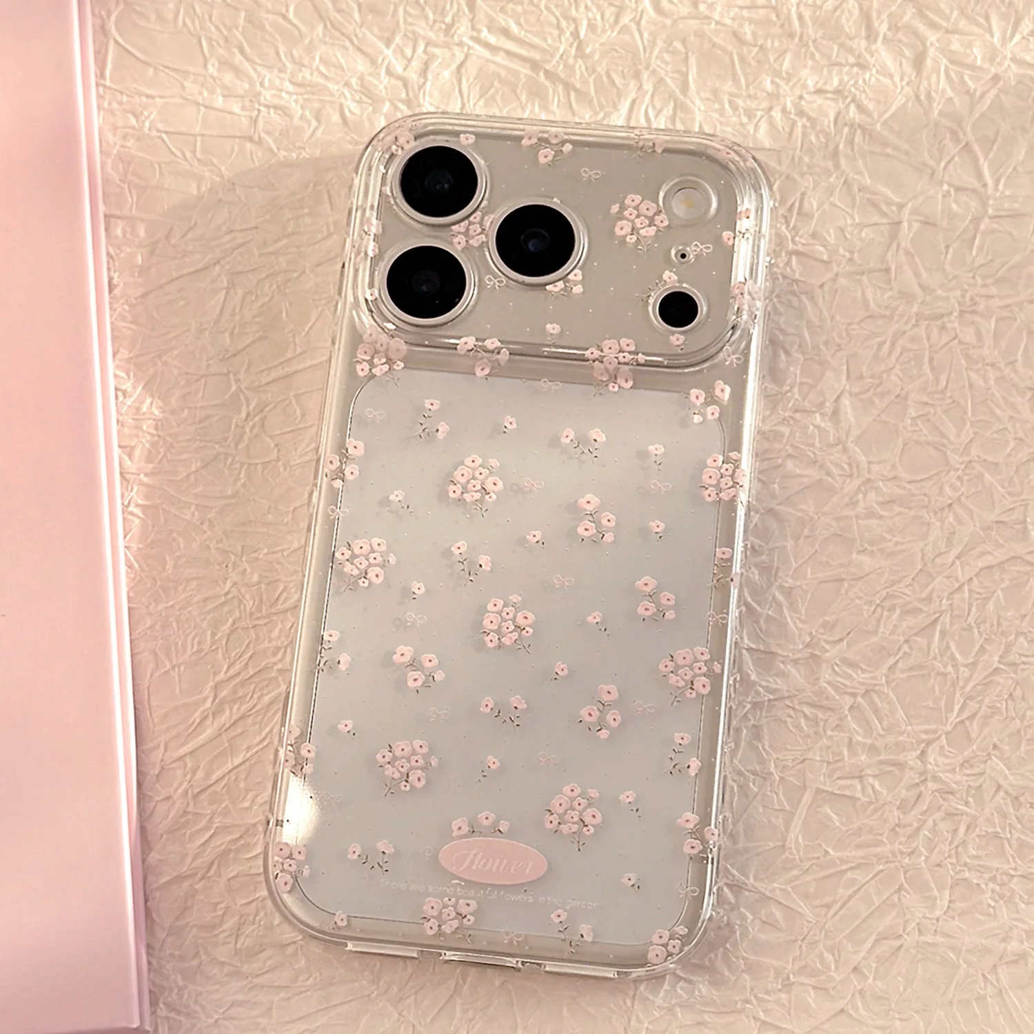Stilvolle, sanfte Handyhülle mit Blumenmuster für iPhone 18 17 Pro Max 16 Plus 15 14 13 Pro 12 11, stoßfeste, weiche Schutzhülle – Detail 9